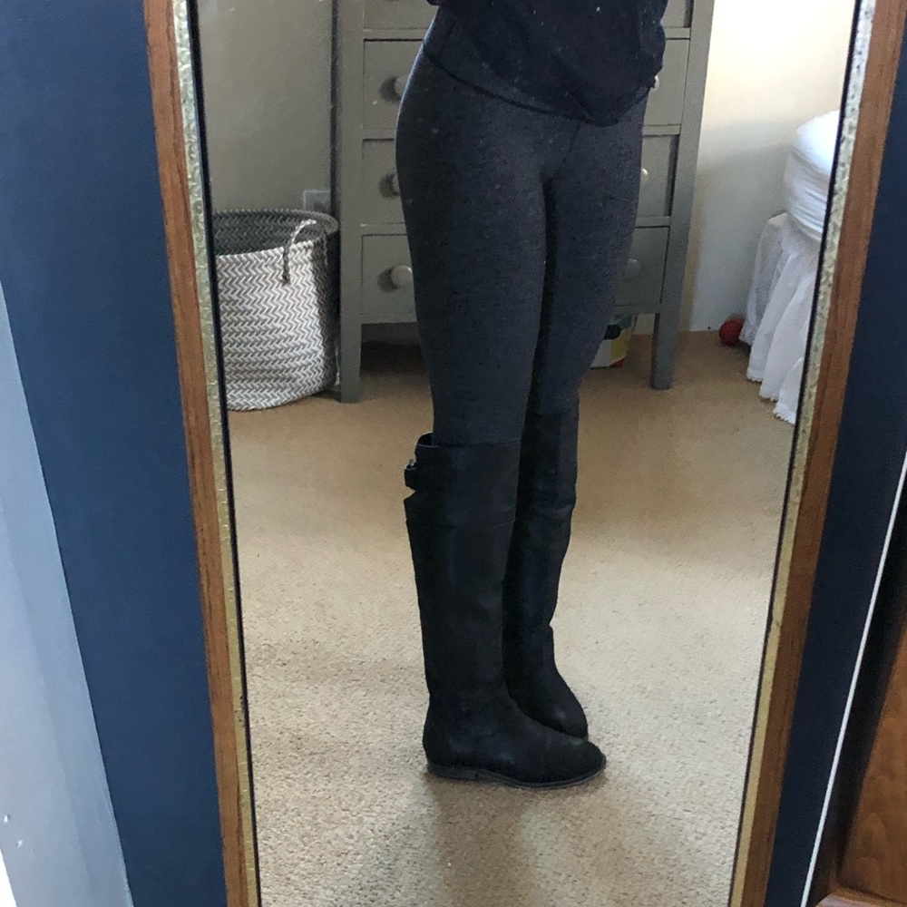 Nordstrom Brass Plum Knee High Boots